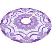 Orchid Kaleidoscope Polyester Weihnachtsbaumdecke (Schrägansicht)