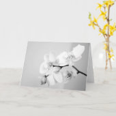 Orchid Karte (Gelbe Blume)