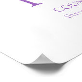 Orchid Letter P Paitlyn individuelle Name Poster (Ecke)