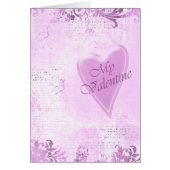 Orchid Liebe Letter Sweetheart Valentine Card (Vorne)