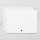 Orchid Liebhaber rosa moderne Hochzeit speichern S Save The Date (Rückseite)