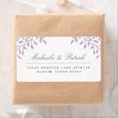 Orchid Lila Address Labels (Insitu)