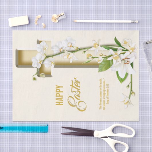 Orchid Lily Coss Seidenpapier (Handwerk)