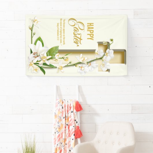 Orchid Lily Cross Oaster Banner (Insitu)