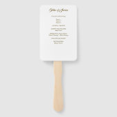 Orchid Lily Religious Fächer (Rückseite)