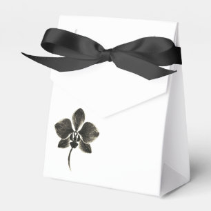 Orchid Line Zeichn - Blumendesign auf Geschenkschachtel