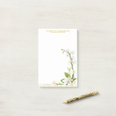 Orchid Live Spring Post-it Klebezettel (Auf Schreibtisch)