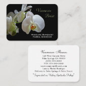 Orchid Luxury Pearl Florist Visitenkarte (Vorne/Hinten)