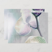 Orchid-Malerei Postkarte (Vorne/Hinten)