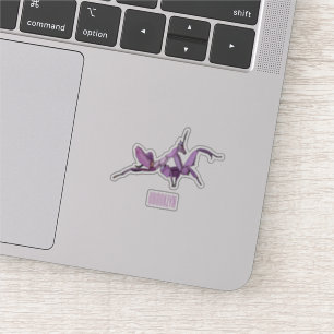 Orchid mantis Cartoon Illustration Aufkleber