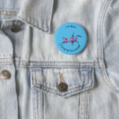 Orchid mantis Cartoon Illustration Button (Beispiel)