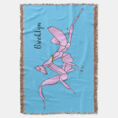 Orchid mantis Cartoon Illustration Decke (Vorderseite Vertikal)