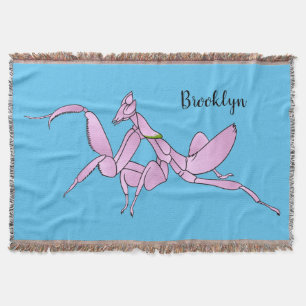 Orchid mantis Cartoon Illustration Decke