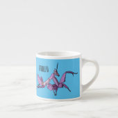 Orchid mantis Cartoon Illustration Espressotasse (Rechts)