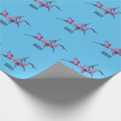 Orchid mantis Cartoon Illustration Geschenkpapier (Ecke)
