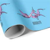 Orchid mantis Cartoon Illustration Geschenkpapier (Rolleneckpunkt)