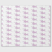 Orchid mantis Cartoon Illustration Geschenkpapier (Flach)
