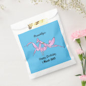 Orchid mantis Cartoon Illustration Geschenktütchen (Versiegelt)