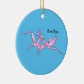 Orchid mantis Cartoon Illustration Keramik Ornament (Rechts)