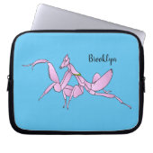 Orchid mantis Cartoon Illustration Laptopschutzhülle (Vorderseite)