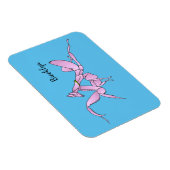 Orchid mantis Cartoon Illustration Magnet (Rechte Seite)