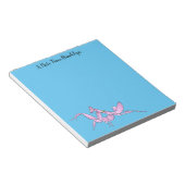 Orchid mantis Cartoon Illustration Notizblock (angewinkelt)