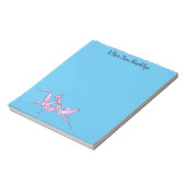 Orchid mantis Cartoon Illustration Notizblock (Rotiert)
