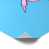 Orchid mantis Cartoon Illustration Poster (Ecke)