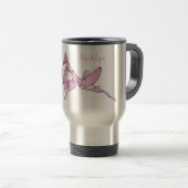 Orchid mantis Cartoon Illustration Reisebecher (VorderseiteRechts)
