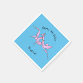 Orchid mantis Cartoon Illustration Serviette (Ecke)