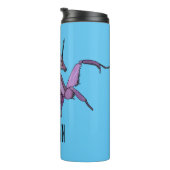 Orchid mantis Cartoon Illustration Thermosbecher (Nach rechts gedreht)