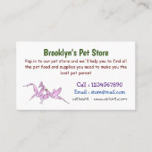 Orchid mantis Cartoon Illustration Visitenkarte (Vorderseite)