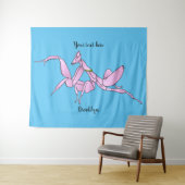 Orchid mantis Cartoon Illustration Wandteppich (Beispiel (Horizontal))