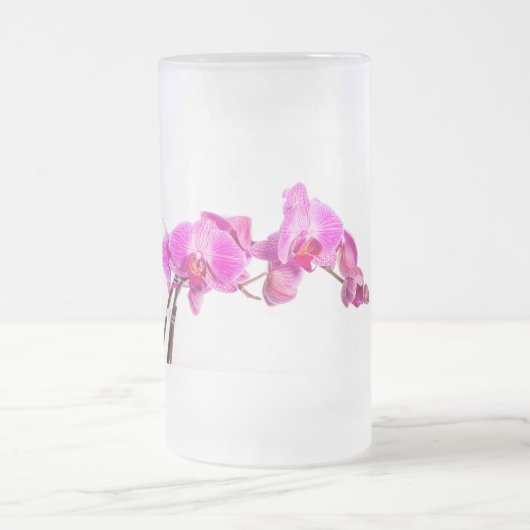Orchid Mattglas Bierglas (Mittel)