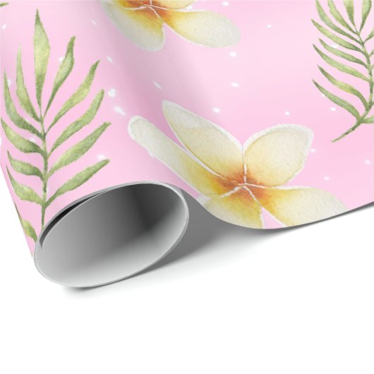 Orchid mit Ferns Geschenkpapier (Rolleneckpunkt)