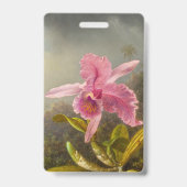 Orchid mit zwei Hummingbirds Heade Ausweis (Rückseite)