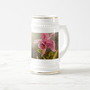Orchid mit zwei Hummingbirds Heade Bierglas