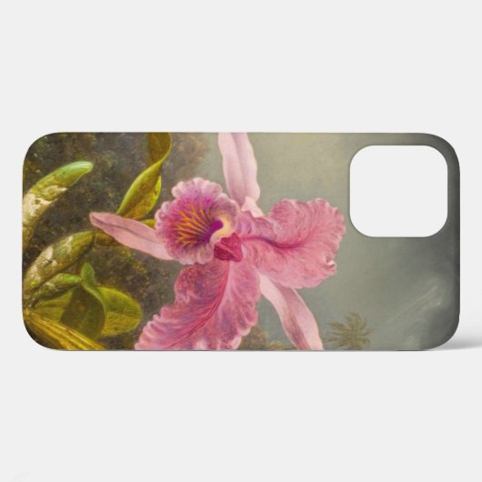 Orchid mit zwei Hummingbirds Heade Case-Mate iPhone Hülle (Rückseite (Horizontal))