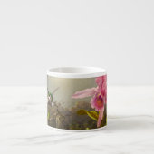 Orchid mit zwei Hummingbirds Heade Espressotasse (Vorderseite)