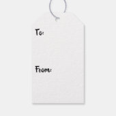 Orchid mit zwei Hummingbirds Heade Geschenkanhänger (Rückseite)