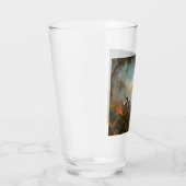 Orchid mit zwei Hummingbirds Heade Glas (Rechts)