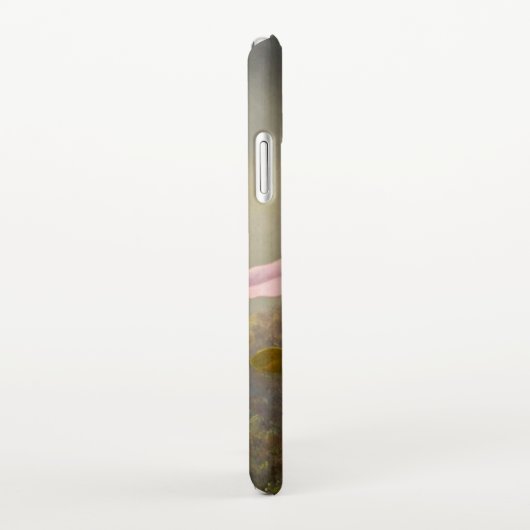 Orchid mit zwei Hummingbirds Heade iPhone Hülle (Rechte Seite)