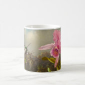 Orchid mit zwei Hummingbirds Heade Kaffeetasse (Mittel)