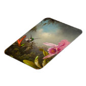 Orchid mit zwei Hummingbirds Heade Magnet (Linke Seite)