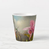 Orchid mit zwei Hummingbirds Heade Milchtasse (Vorderseite)