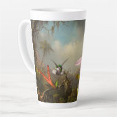 Orchid mit zwei Hummingbirds Heade Milchtasse (Linke Ecke)