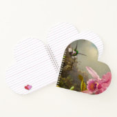 Orchid mit zwei Hummingbirds Heade Notizblock (Innenseite)