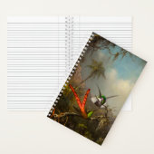 Orchid mit zwei Hummingbirds Heade Notizblock (Innen)
