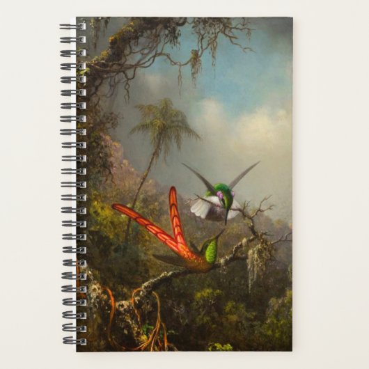 Orchid mit zwei Hummingbirds Heade Planer (Vorderseite)