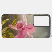 Orchid mit zwei Hummingbirds Heade Samsung Galaxy Hülle (Linke Seite)